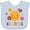 Blue, variant on Inktastic Sunny Big Sister Girls Baby Bib