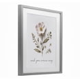 thumbnail image 4 of Pressed Flower Wash Worries Away Gray Framed Print Under Glass, design by Lettered and Lined, 4 of 10