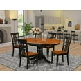 thumbnail image 4 of East West Furniture Dining Room Set Black & Cherry, AVLG5-BCH-W, 4 of 4