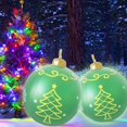 thumbnail image 3 of 60cm Inflatable Christmas Ball with Light Glow Giant Atmosphere Ball Home Garden, 3 of 8