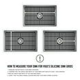 thumbnail image 5 of VIGO 26 in. Silicone Kitchen Sink Protective Bottom Grid For Single Basin Sink in Matte Black, 5 of 6