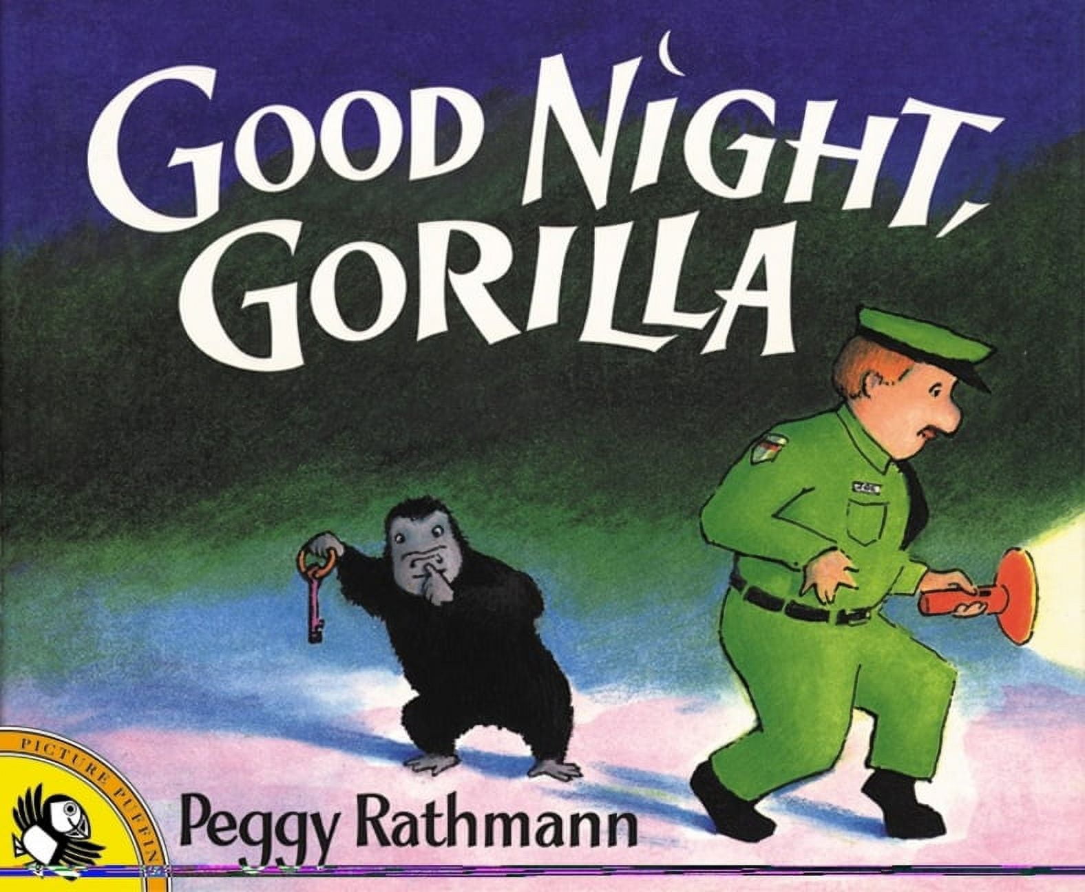 122 Good Night, Gorilla 音声絵本 Peggy Rathmann, Good Night, Gorilla, Hardcover, Children's Bedtime