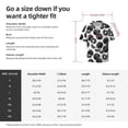 thumbnail image 5 of Gukieu Hand Drawn Tomatoes Print Men's Short-sleeved Shirts, Button-down Pocket Shirts, T-shirts, Beach Vacation Travel Summer Clothing-3X-Large, 5 of 5
