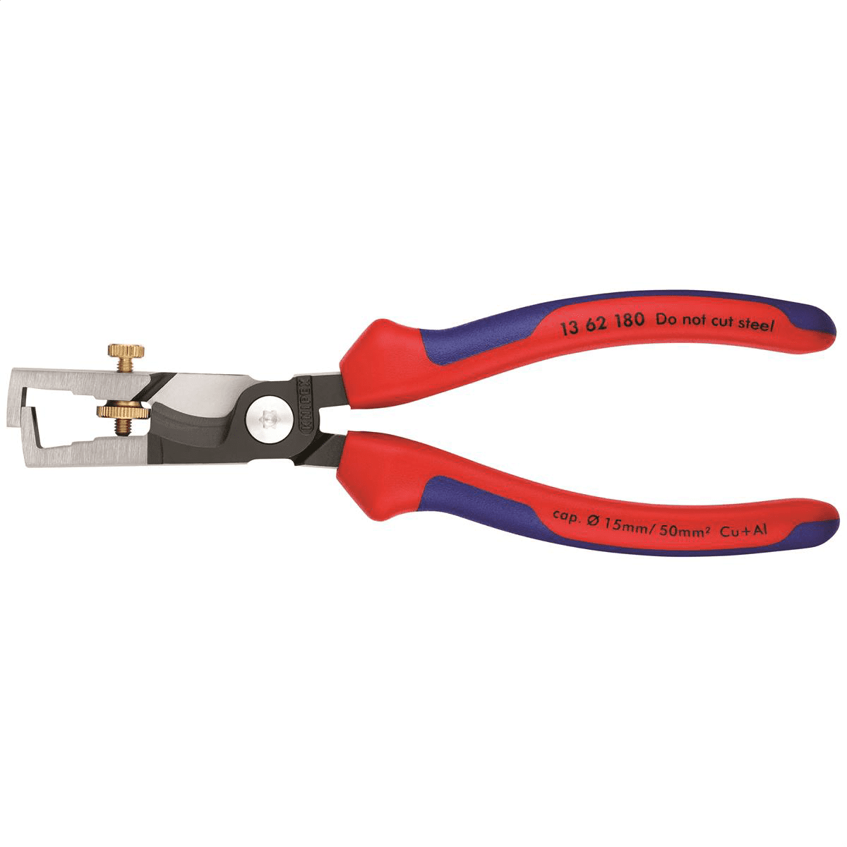 Knipex 1362180 Strix Insulation Strippers with Cable Shears