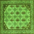 thumbnail image 1 of Ahgly Company Indoor Square Abstract Green Modern Area Rugs, 4' Square, 1 of 4