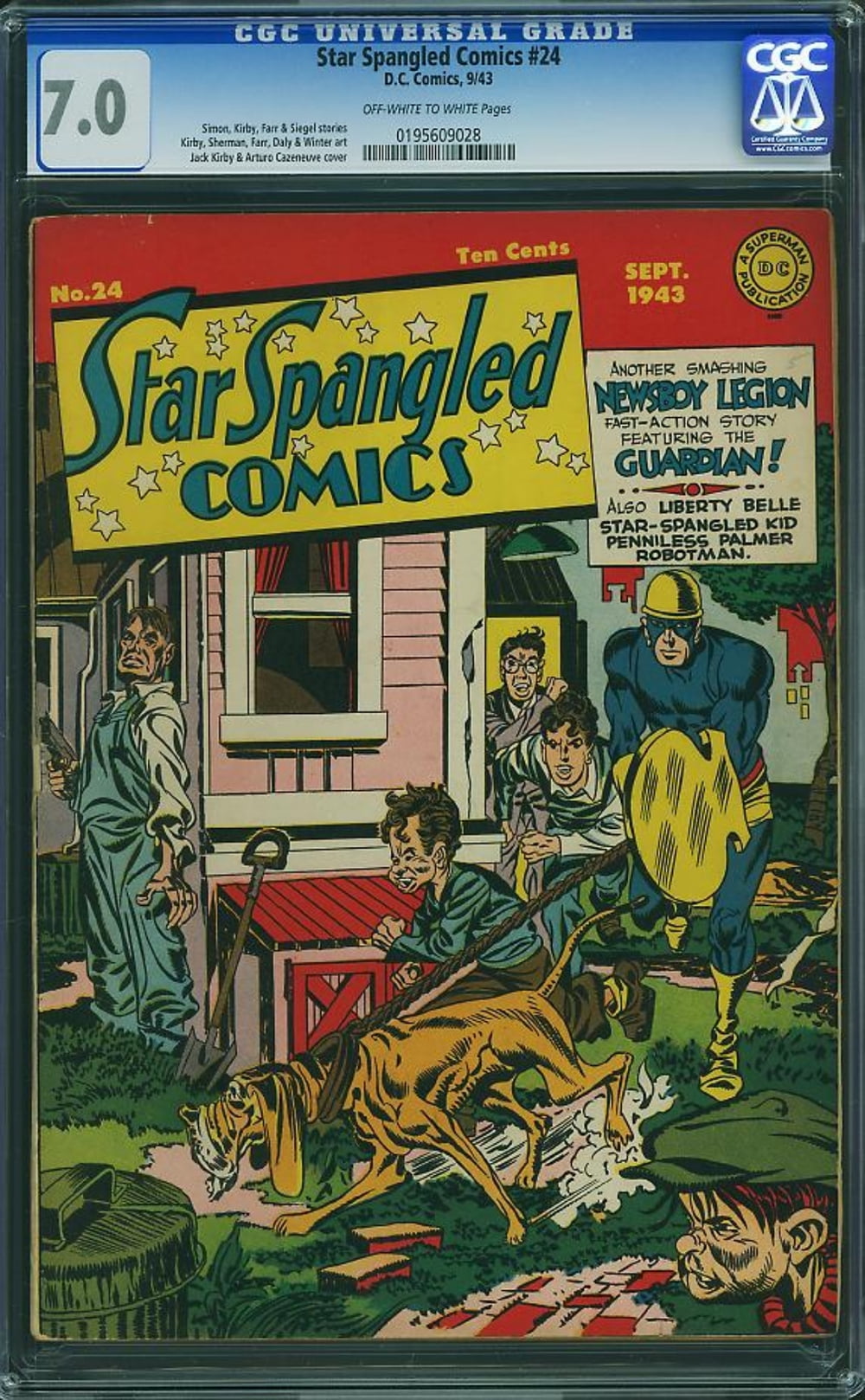 Cover of Star Spangled Comics #24