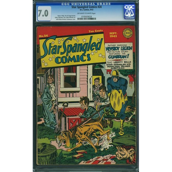 Star Spangled Comics #24 - CGC 7 Comic Book