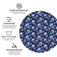 thumbnail image 3 of Kdxio Skull flower tie dye Funny Coasters,4 Pcs Leather Coasters,Housewarming Gifts,Protect Furniture from Water Marks Scratch and Damage, 3 of 6