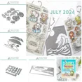thumbnail image 2 of Nueva plantilla de troqueles de corte de metal con diseño de olas de playa de verano, para hacer tarjetas, álbumes de recortes, manualidades de papel 2024, 2 of 5