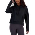 thumbnail image 2 of ID Ideology Womens Relaxed Solid Techy Hoodie Deep Black L, 2 of 2