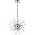 thumbnail image 2 of 60/6991 Nuvo Lighting Cirrus-6 Light Chandelier-16 Inches Wide by 16 Inches High-Polished Nickel Finish    -Traditional Installation, 2 of 7