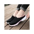 thumbnail image 5 of Fangasis Backless Sneakers Womens Mules and Clogs Slip On Breathable Casual Sneakers Walking Shoes Women Lightweight Non Slip, 5 of 6