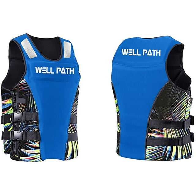 Survival Floating Life Vest for Children Adult,Life Jacket Buoyancy Vest,Night Reflective Portable Floating Life Vest for Fishing Surfing Diving Rafting Kayaking