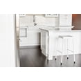 thumbnail image 2 of Safco 25" Steel Backless Counter Stool in Glossy White, 2 of 2