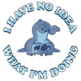thumbnail image 2 of Men's Lilo & Stitch I Have No Idea Graphic Tee White 3X Large, 2 of 5