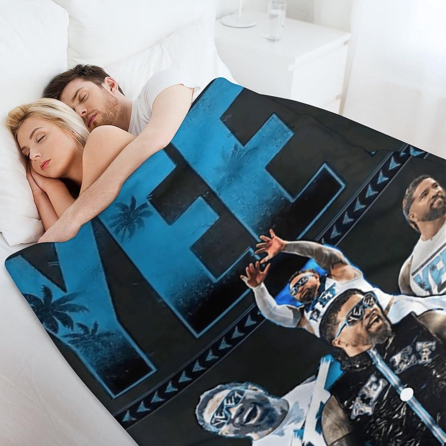Jey-USO Wrestling Merch Blankets Bed Throw Blanket for Soft Lightweight Fuzzy Cozy Blanket Plush Quilt Gift 50"x60"