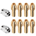 thumbnail image 2 of 10Pcs Brass Collet for Dremel,Replacement 4485 Quick Change Rotary Drill Nut Tool Set 0.8/1.2/1.5/1.8/ 2.0/2.4/3.0/3.2mm, 2 of 5