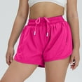 thumbnail image 2 of vigerkar Girls Athletic Shorts Kid Workout Running Volleyball Soccer Shorts with Zipper Pockets (Hot Pink, 8-10 Years), 2 of 4