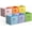 Pastel-6 Pack, variant on 13 Inch Cube Storage Bins, Colorful Cube Storage Organizer, Fabric Storage Bins, Storage Cubes for Shelves, Closet, Toy Storage Bins for Kids Room, Play Room, Colour, 6-Pack