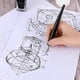 thumbnail image 3 of 11-Piece Comic Pen Nib Set, with 10-Piece Pen Replacement Nibs, 3 of 5