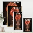 thumbnail image 4 of Designart 'African American Woman Portrait with Turban V' Modern Framed Canvas Wall Art Print, 4 of 5