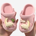 thumbnail image 3 of Gubotare Clogs Baby Garden Clogs for Girls Boys Slip on Sandals Kids Water Shoes Classic Slides Slippers Beach Indoor Outdoor Size 12 (Pink,12 Little Kids), 3 of 4