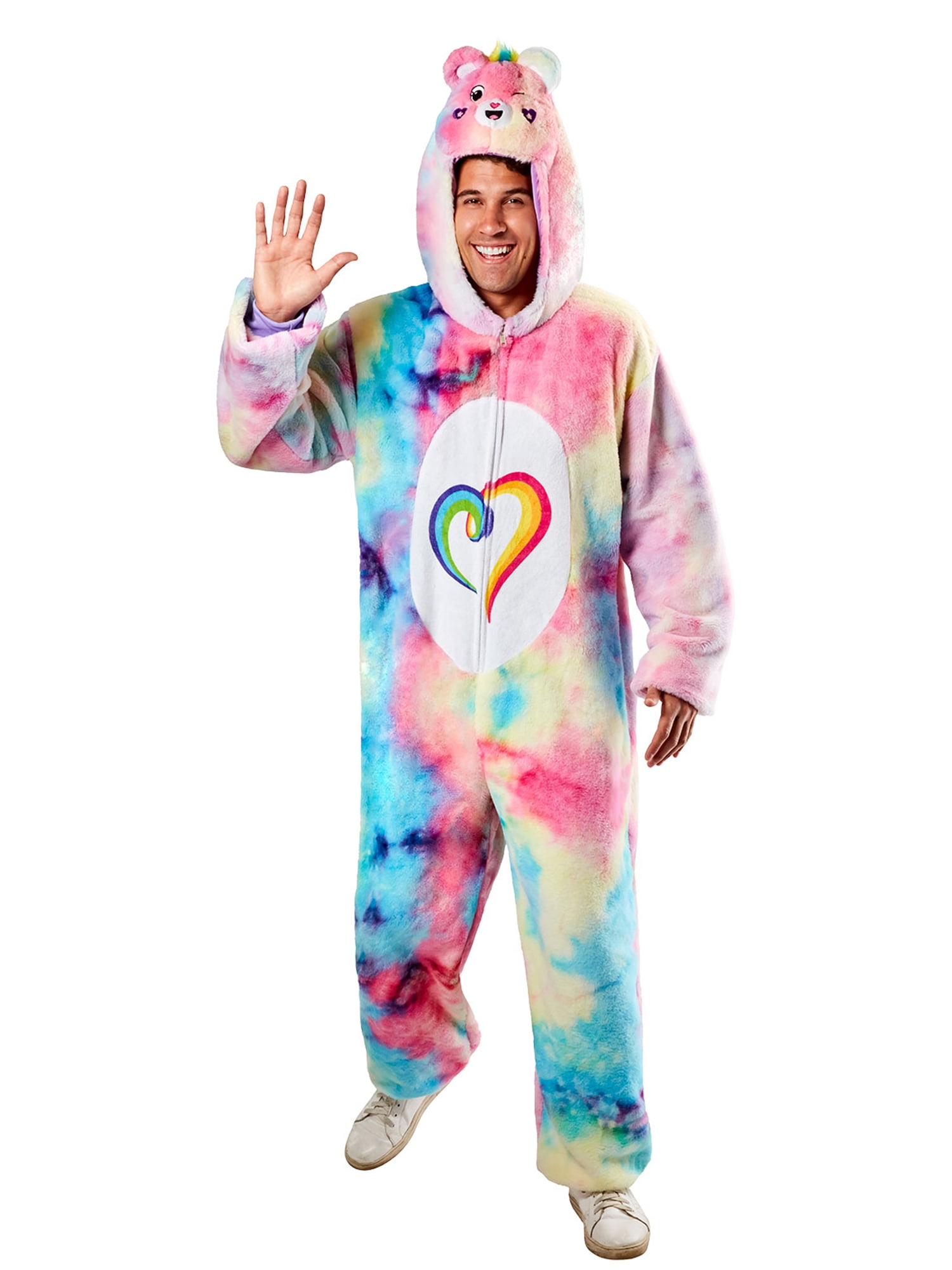 Care Bears Togetherness Bear Comfy Wear Zipsters Costume for Adults by Rubies, Unisex
