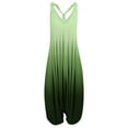 thumbnail image 2 of Jumpsuit Women's Casual Print Loose Large Size Casual Sleeveless Strappy Jumpsuit Jumpsuits for Women Kagetolytai Green S, 2 of 3