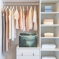 thumbnail image 4 of Yayeee Collapsible Cube Storage Bin with Lid Fabric Closet Decorative Basket with Handles, Forest House, 4 of 7