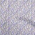 thumbnail image 1 of oneOone Cotton Poplin Medium Blue Fabric Leaves & Clover Fabric For Sewing Printed Craft Fabric By The Yard 56 Inch Wide, 1 of 6