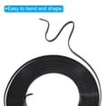 thumbnail image 5 of Uxcell 16.4 Feet Flat Aluminum Wire 18 Gauge Bendable Anodized Aluminum Wire Black, 5 of 6