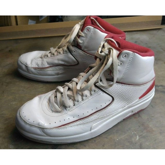 Ni - ke Ni - ke Air Jordan Men's Athletic Sports Sneakers Boots Shoes 385475 White Size 11