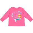 thumbnail image 3 of Inktastic I Am 3 Years Old Birthday with Mermaid Girls Long Sleeve Toddler T-Shirt, 3 of 5