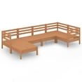 thumbnail image 2 of vidaXL 6 Piece Patio Lounge Set Solid Pinewood, 2 of 25