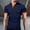 Blue, variant on Mens Polo Shirt Short Sleeve Button Tee Shirt Lightweight Red T Shirt Men