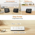 thumbnail image 6 of VOCOO Kitchen Timer for Cooking, Magnetic Countdown Count up Timer with Loud Volume, Easy for Kids Teachers Seniors to Use, 6 of 8
