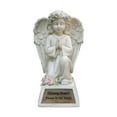 thumbnail image 2 of Estatua de ángel, lámpara solar, adorno de resina, diseño simple, decoración moderna para el hogar, figura de ángel, escultura decorativa para patio 112 cm x 11 cm x 21 cm, 2 of 8