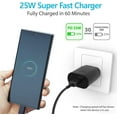thumbnail image 3 of Samsung OEM Adaptive Super Fast Charger USB-C PD Power Adapter for Samsung Galaxy S22 / S22+ Plus / S22 Ultra / Universal for all S line Real 25W USB Super Fast Wall Charger + 3FT USB-C Type C Cable, 3 of 5