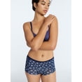thumbnail image 6 of Joyspun Women's Cotton-Blend Boyshort Panties, 6-Pack, Sizes S-XXXL, 6 of 12