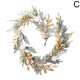 thumbnail image 5 of Corona navideña para puerta de entrada, cono de pino plateado y dorado, para colgar en la nieve, para fiestas, con agujas de escarcha y ratán, decoración para puerta, bola de pino, rata I8O0, 5 of 5
