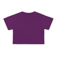 thumbnail image 3 of Cat crop tee text portrait made using Meow word for cat lovers gift, 3 of 4