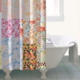 thumbnail image 4 of Pioneer Flower Floral Print Pattern Shower Curtain 36"x72" ,Bathroom Decorative Shower Curtains Set with 12 Hooks,Modern Waterproof Washable Shower Curtain, 4 of 6