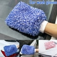 thumbnail image 2 of 1 Pcs Car Cleaning Mitt Wash Glove Soft Microfiber Easy to Dry Detailing Cloth Towel, 2 of 9