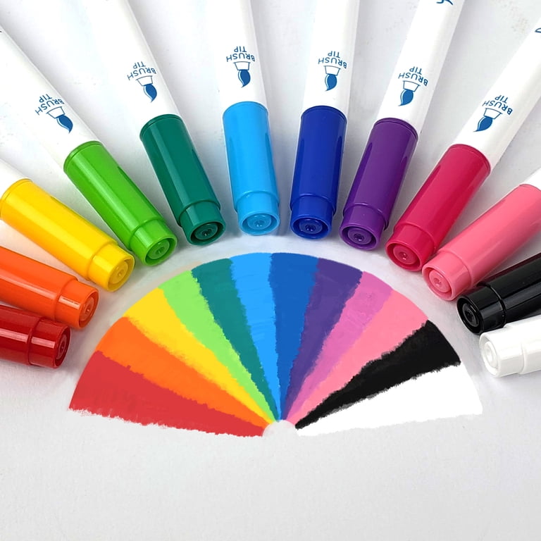 Hello Hobby Acrylic Paint Markers, 12 Count, Dual Tip photo 4