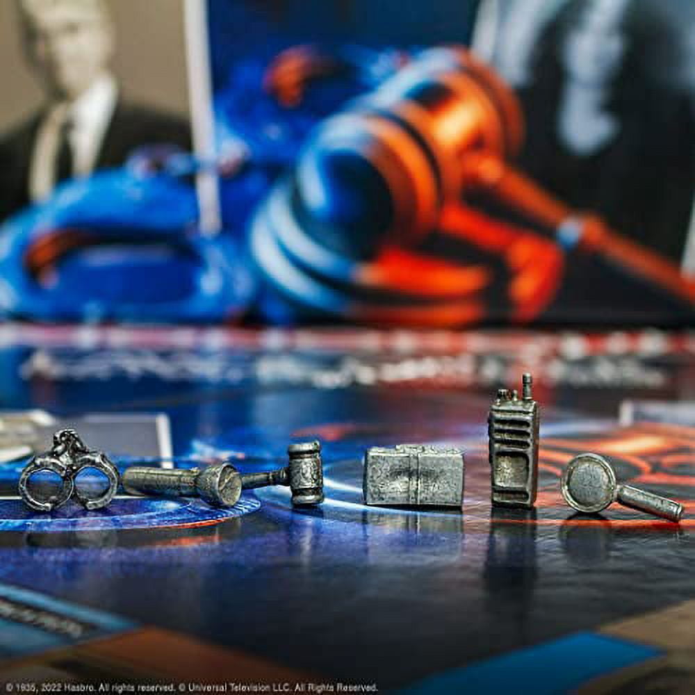 MONOPOLY: Law & Order | Buy, Sell, Trade Spaces Featuring Olivia Benson, Jack McCoy, Elliot Stabler, and more | Collectible Classic Monopoly Game | Officially-Licensed Law and Order Game & Merchandise