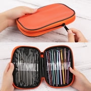 Jupean Crochet Needles Set, Crochet Hooks Kit with Storage Case, DIY Hand Knitting Craft Art Tools,54 Pcs