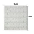thumbnail image 3 of SEARCHI 10PCS 3D Wall Panels, 35 x 38cm 3D Brick Wall Self Adhesive Foam Background Wall Tiles Paper Peel, Stick Stone Effect for Home Decoration, 3 of 6