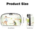 thumbnail image 5 of Tennis Waterproof Oxford Cloth Travel Case for Electronic Devices, USB Organizer, Charger Organizer Travel Case, Phone Cable Organizer - 5.9x9.44x3.14 in, 5 of 6
