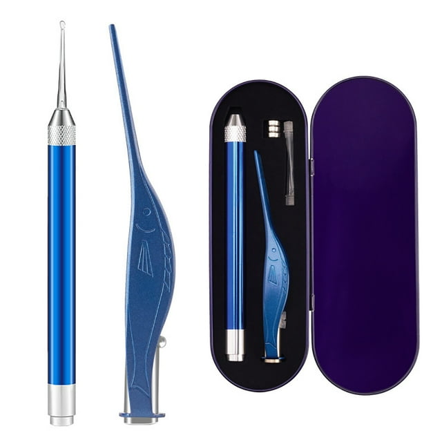 Ear Pick Set Lighted Portable Stainless Steel Ear Spoon Ear Cleaning Tool