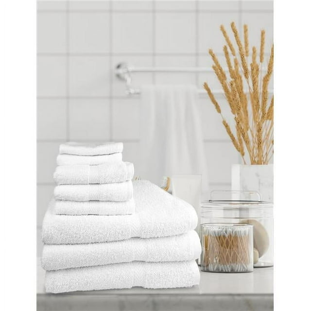 Rifz Textiles GOGDS1313150 Collection GOGD Débarbouillettes Blanches Mélangées 12 Unités